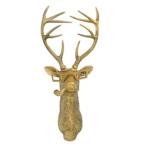 Deer Head Resin Animal Wall Mount Art Decor,animal Head Wall Art Decor,bronzed💜